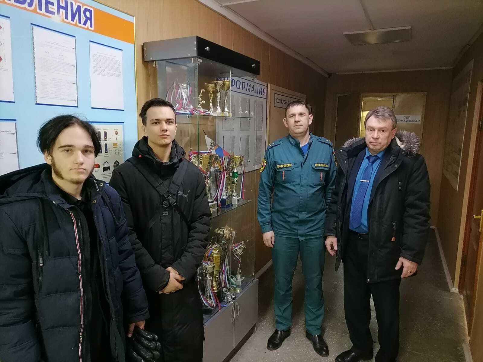 Посещение Пожарно-спасательной части №112, города Сысерть, в рамках Всероссийского открытого урока по ОБЖ